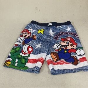 EUC boys super Mario swim trunks